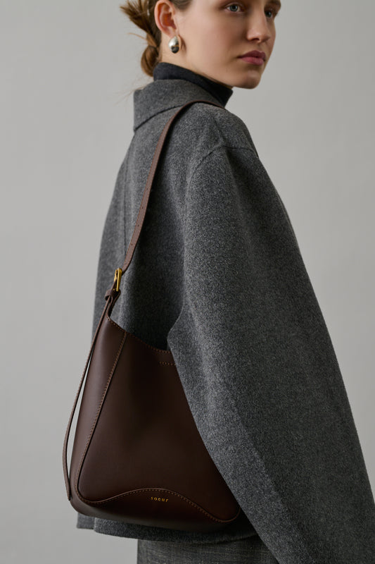 Sac Uma Mini - Chocolat - Cuir - Femme