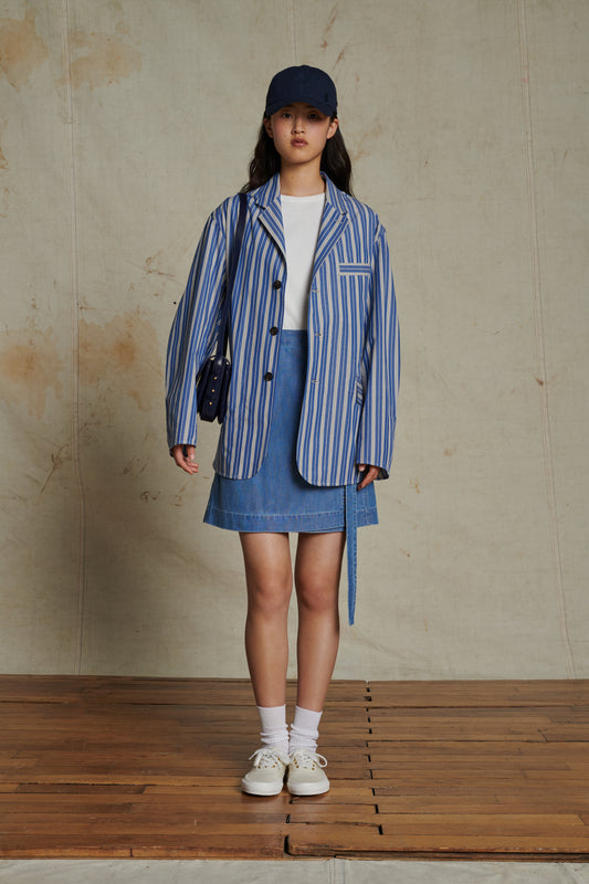 Jupe Aime - Bleu - Coton - Femme