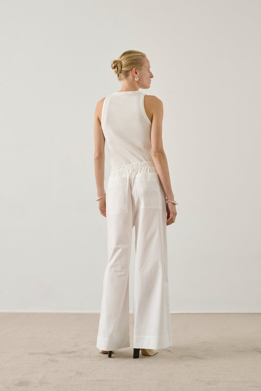 Débardeur Dolly - Blanc - Coton - Femme