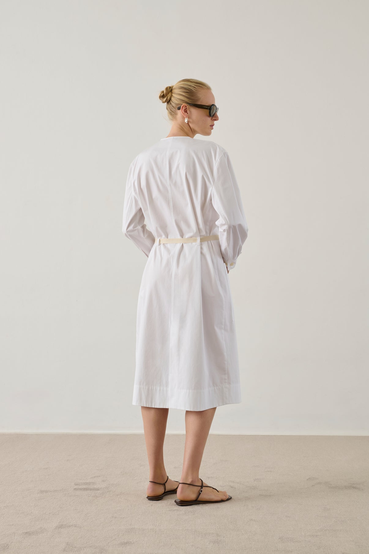 Robe Helie - Blanc - Coton - Femme vue 2
