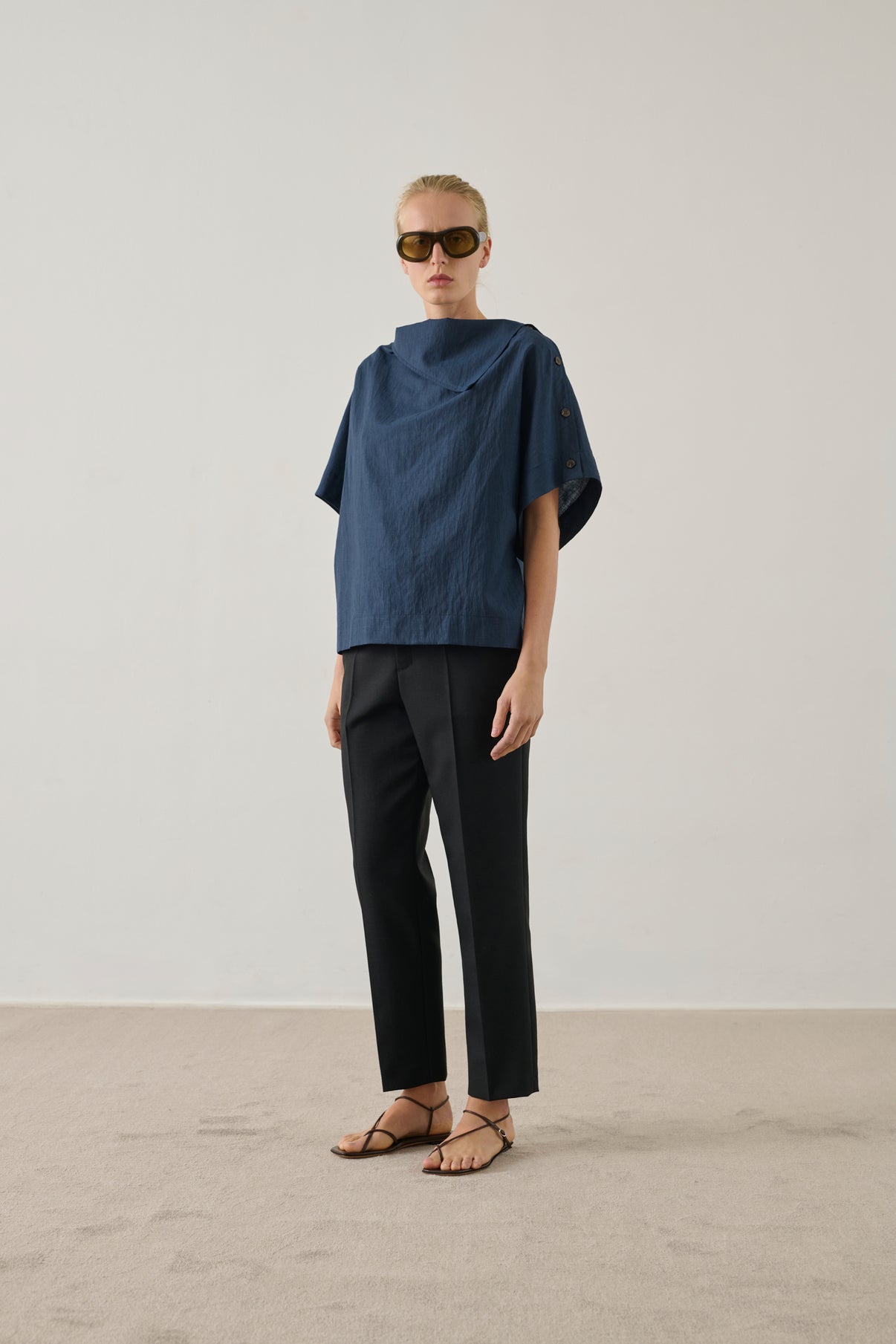 Pantalon Gabriel - Noir - Laine - Femme vue 5