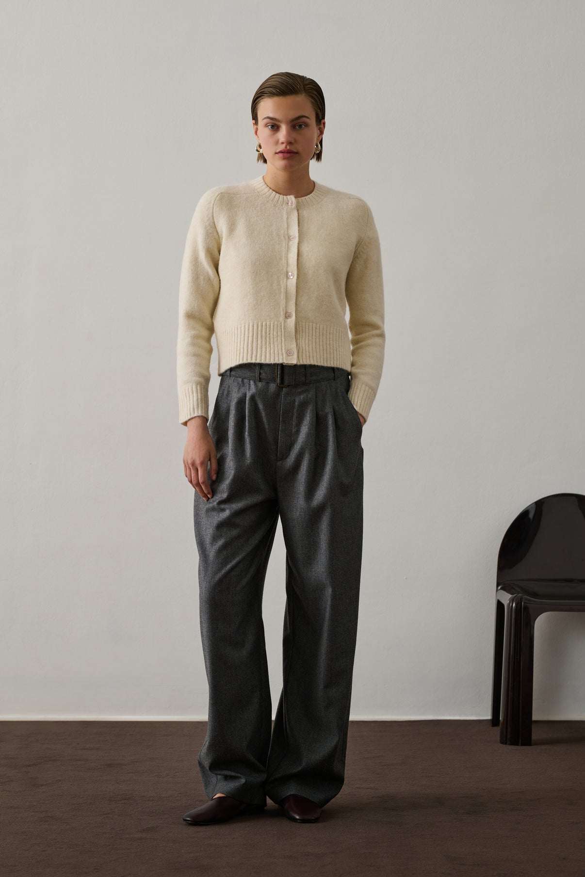 Cardigan Lyne - Ecru - Femme vue 4