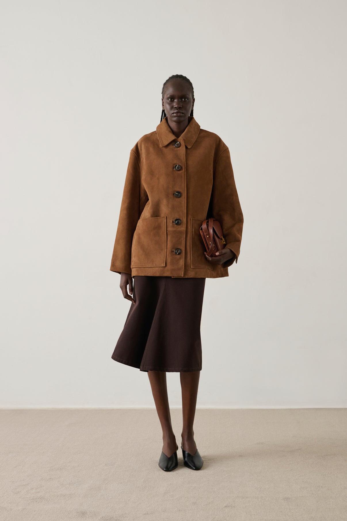 Veste Vincenzo - Naturel - Cuir - Femme vue 1