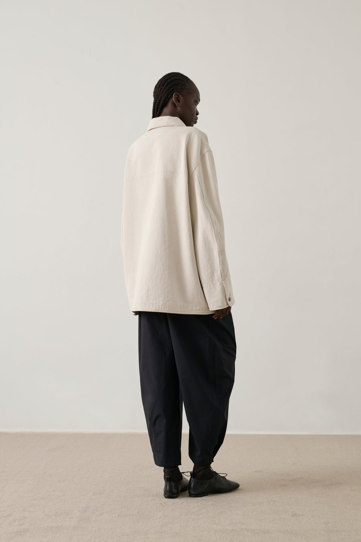 Pantalon Vernon - Noir - Coton - Femme vue 2